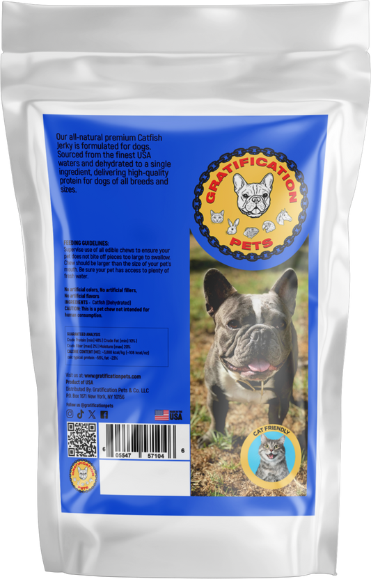 Catfish Jerky for Dogs