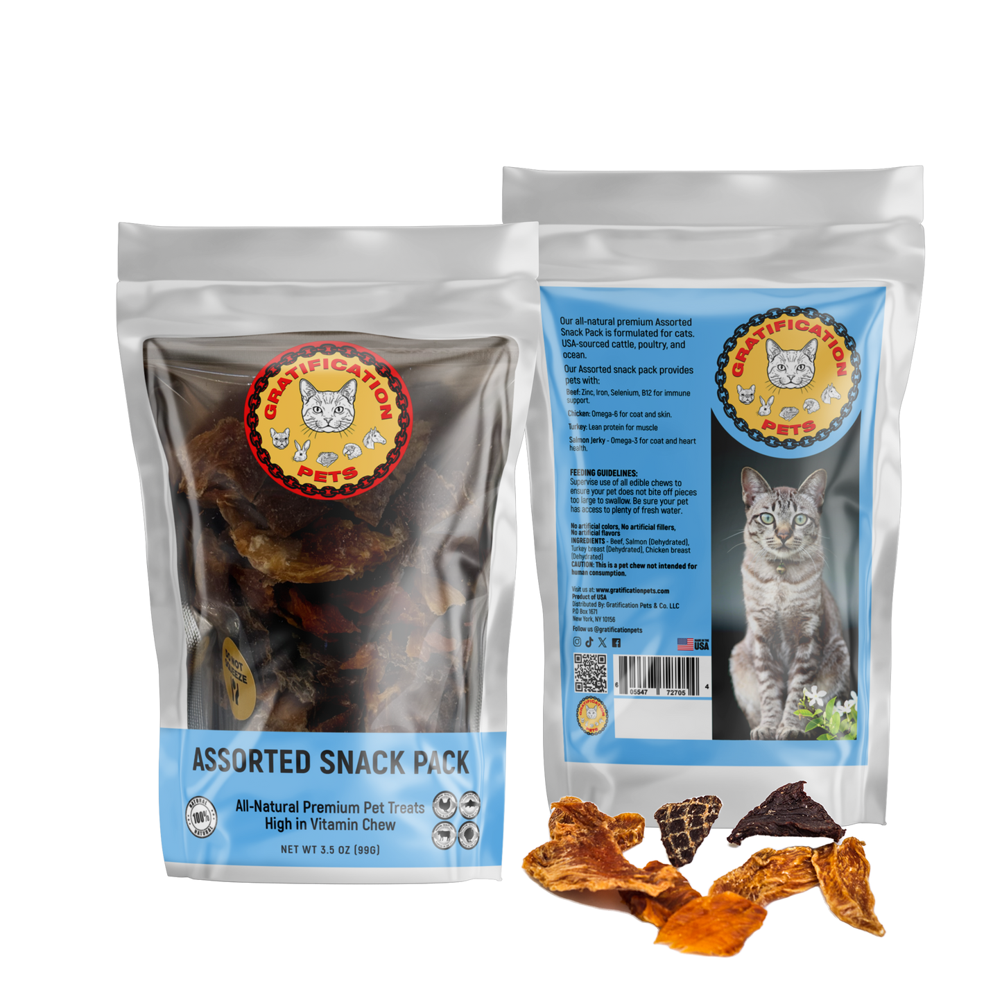 CAT ASSORTED SNACK PACK