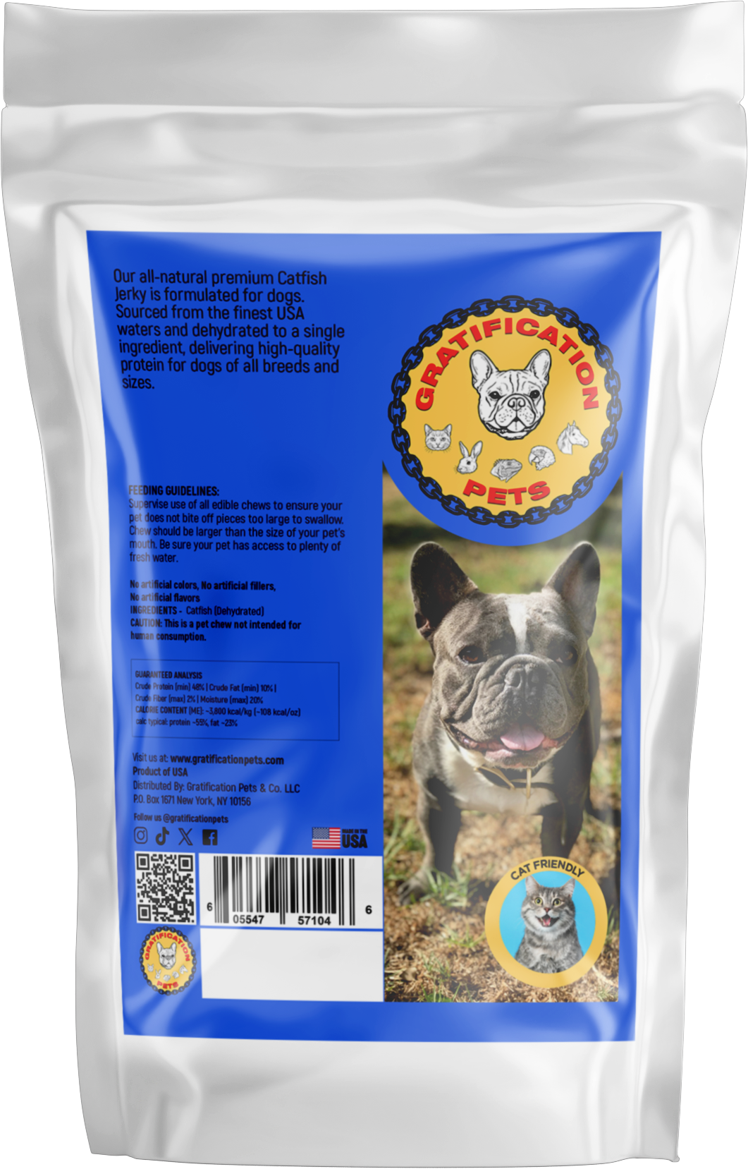 Catfish Jerky for Dogs