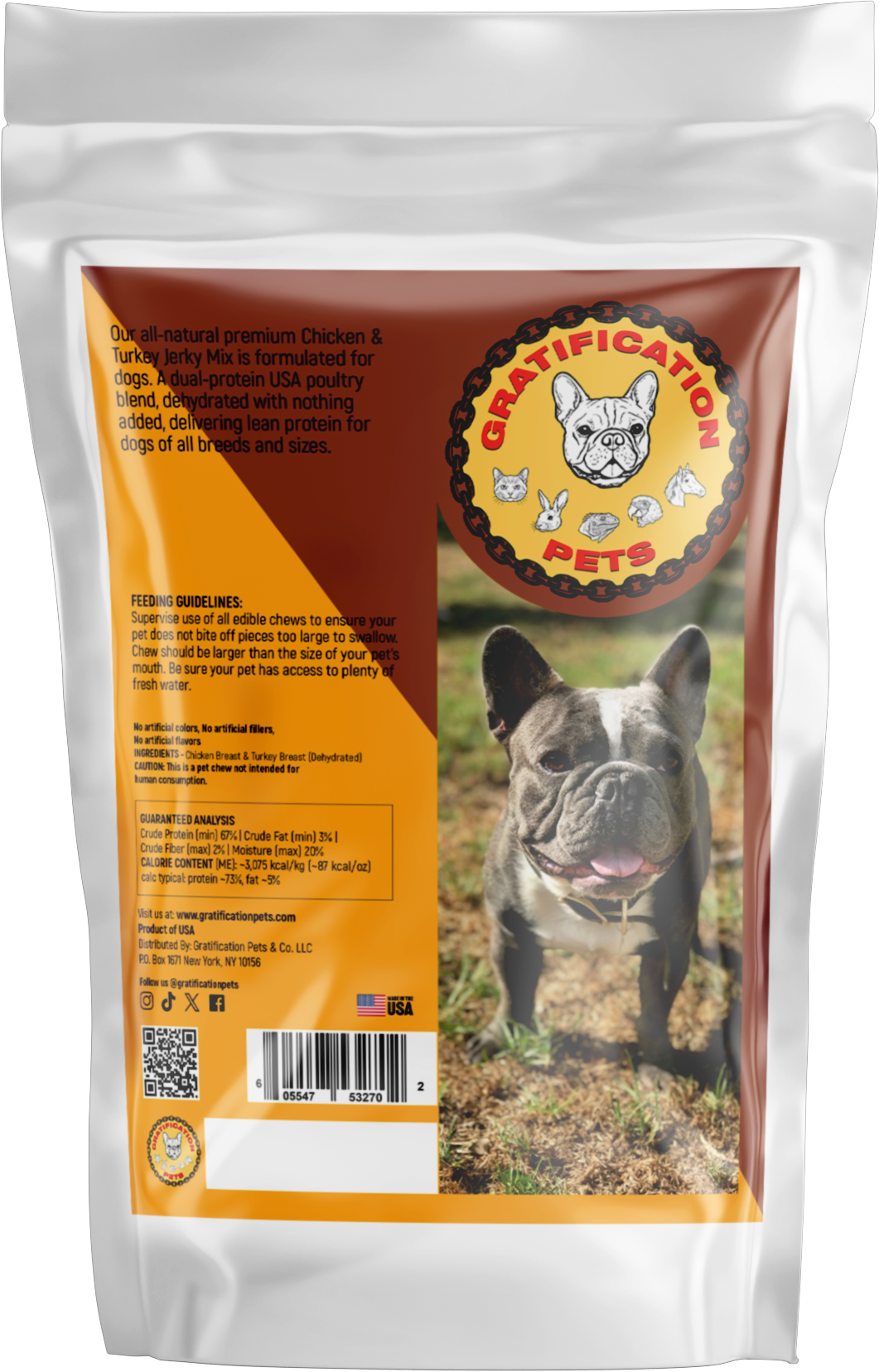 Chicken & Turkey Jerky Mix for Dogs