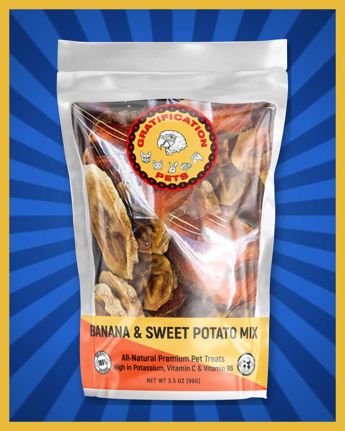 Banana & Sweet Potato for Birds