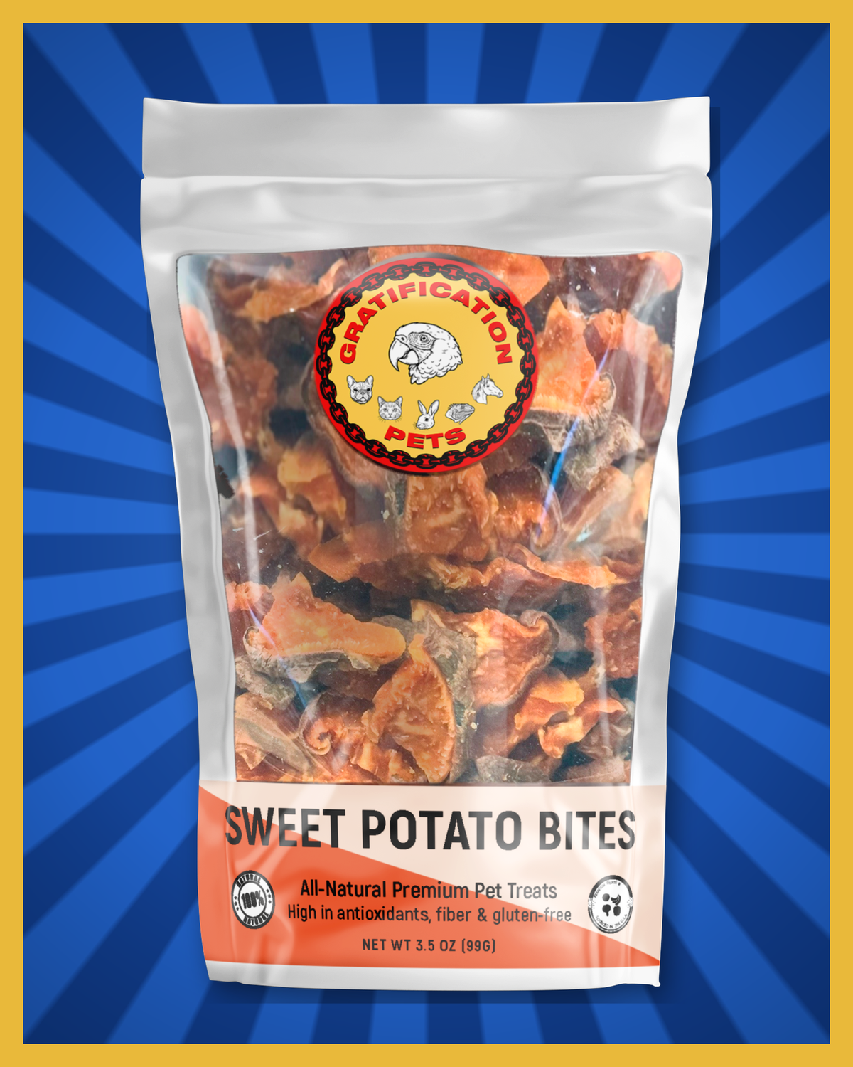 Sweet Potato Bites for Birds