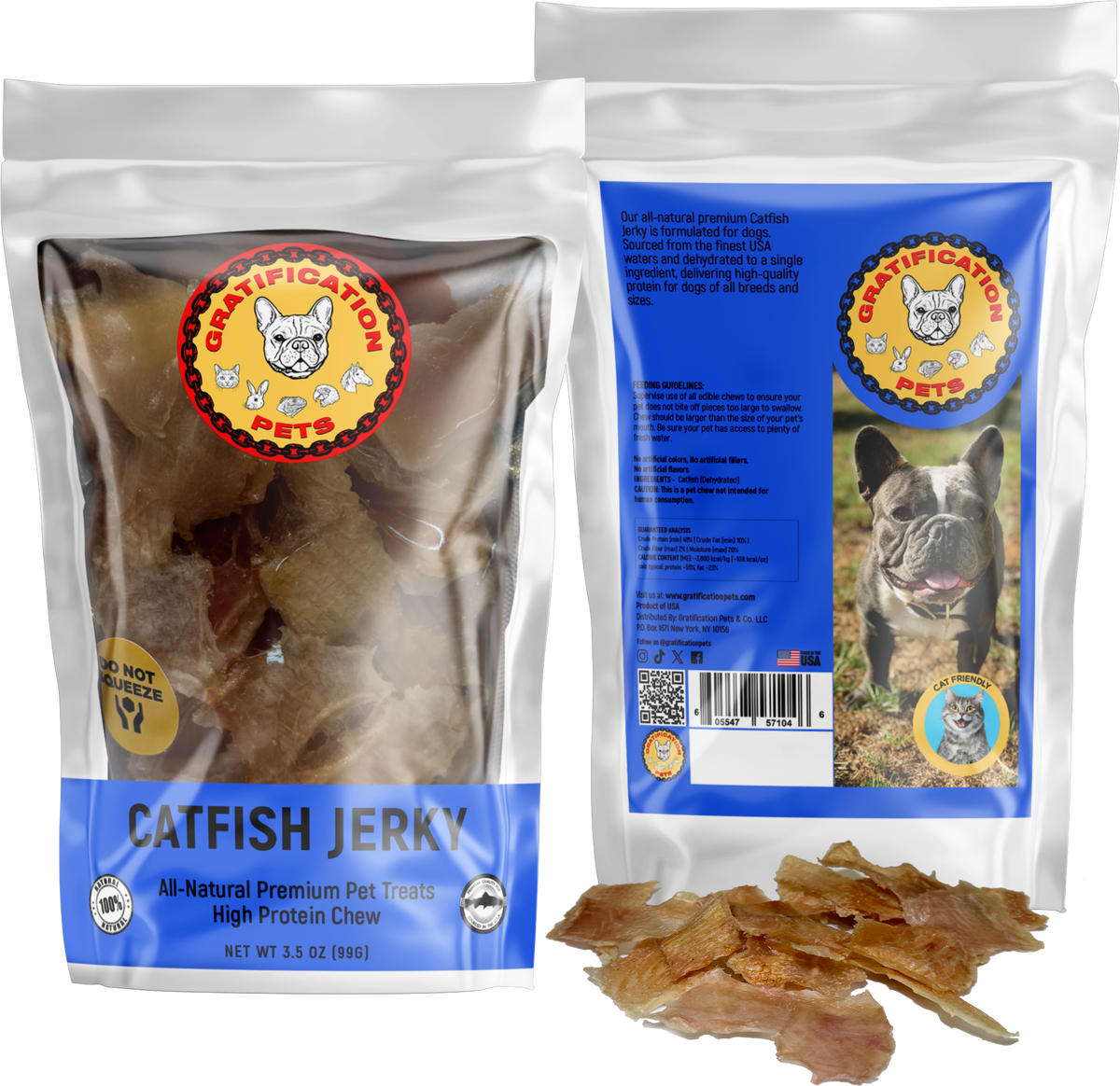 Catfish Jerky for Dogs