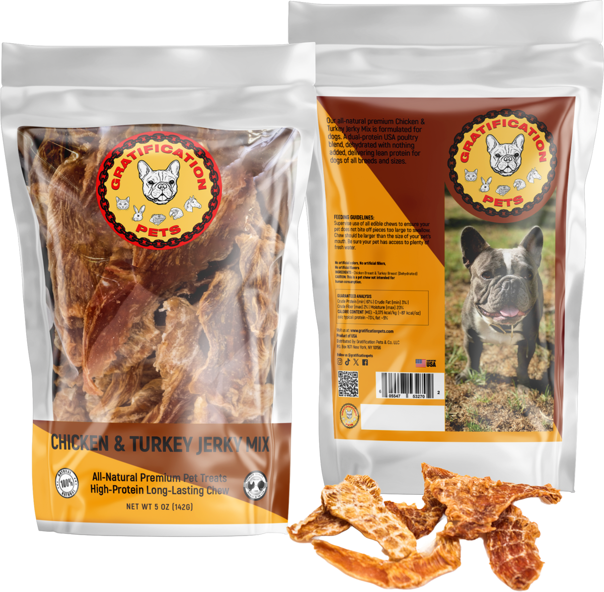 Chicken & Turkey Jerky Mix for Dogs