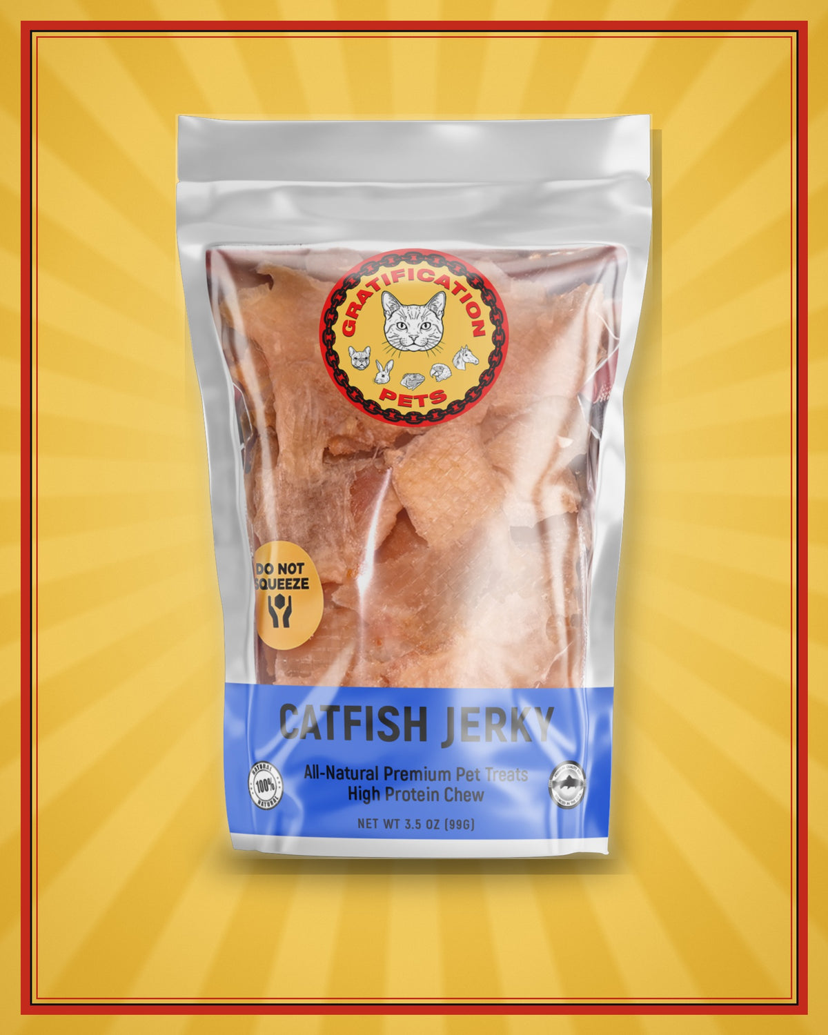Catfish Jerky for Cats