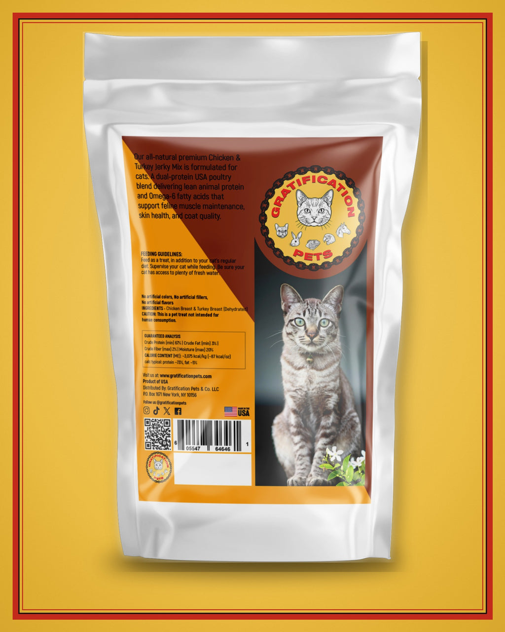 Chicken & Turkey Jerky Mix for Cats