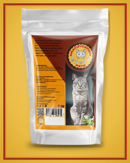 Chicken & Turkey Jerky Mix for Cats