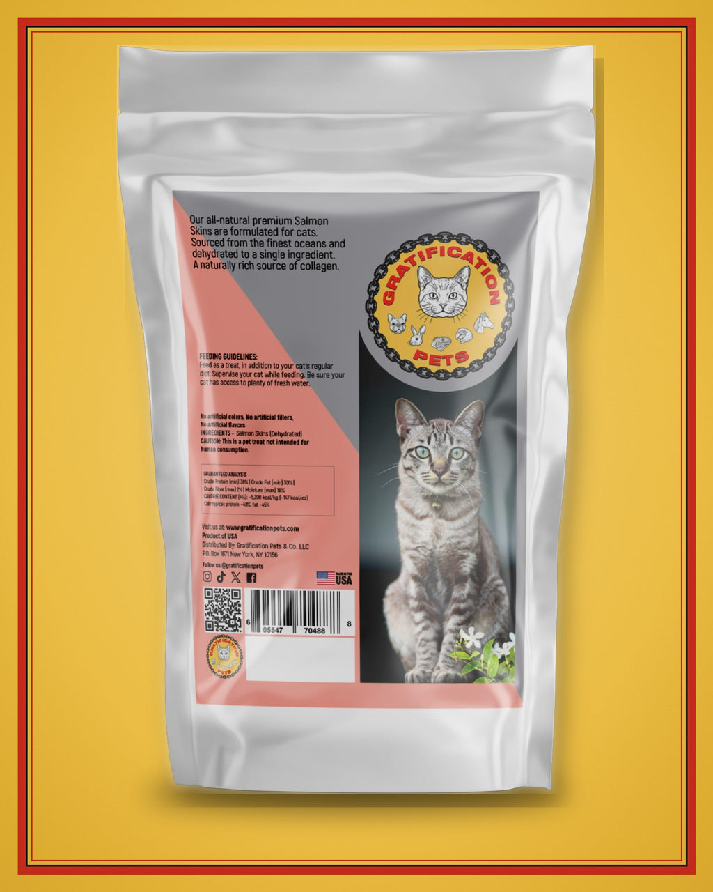 Salmon Skins for Cats