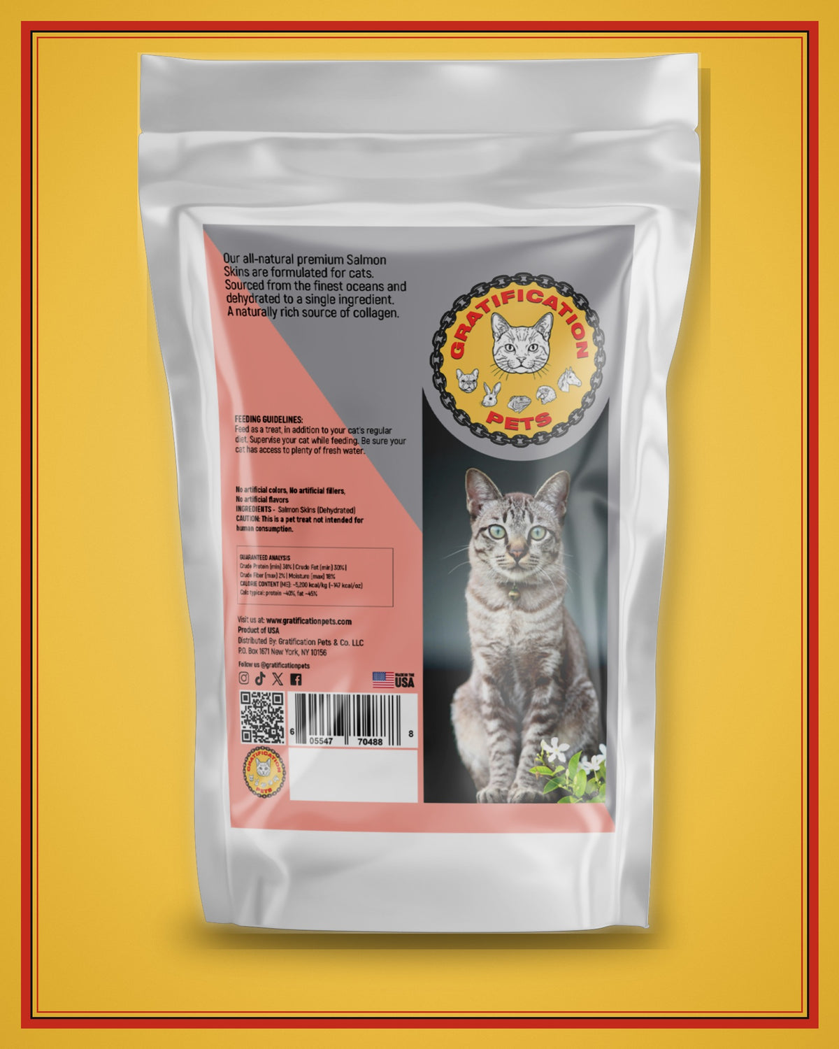 Salmon Skins for Cats
