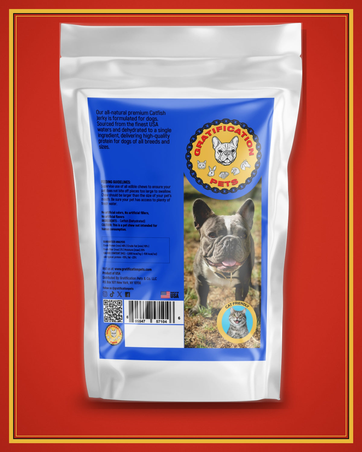 Catfish Jerky for Dogs