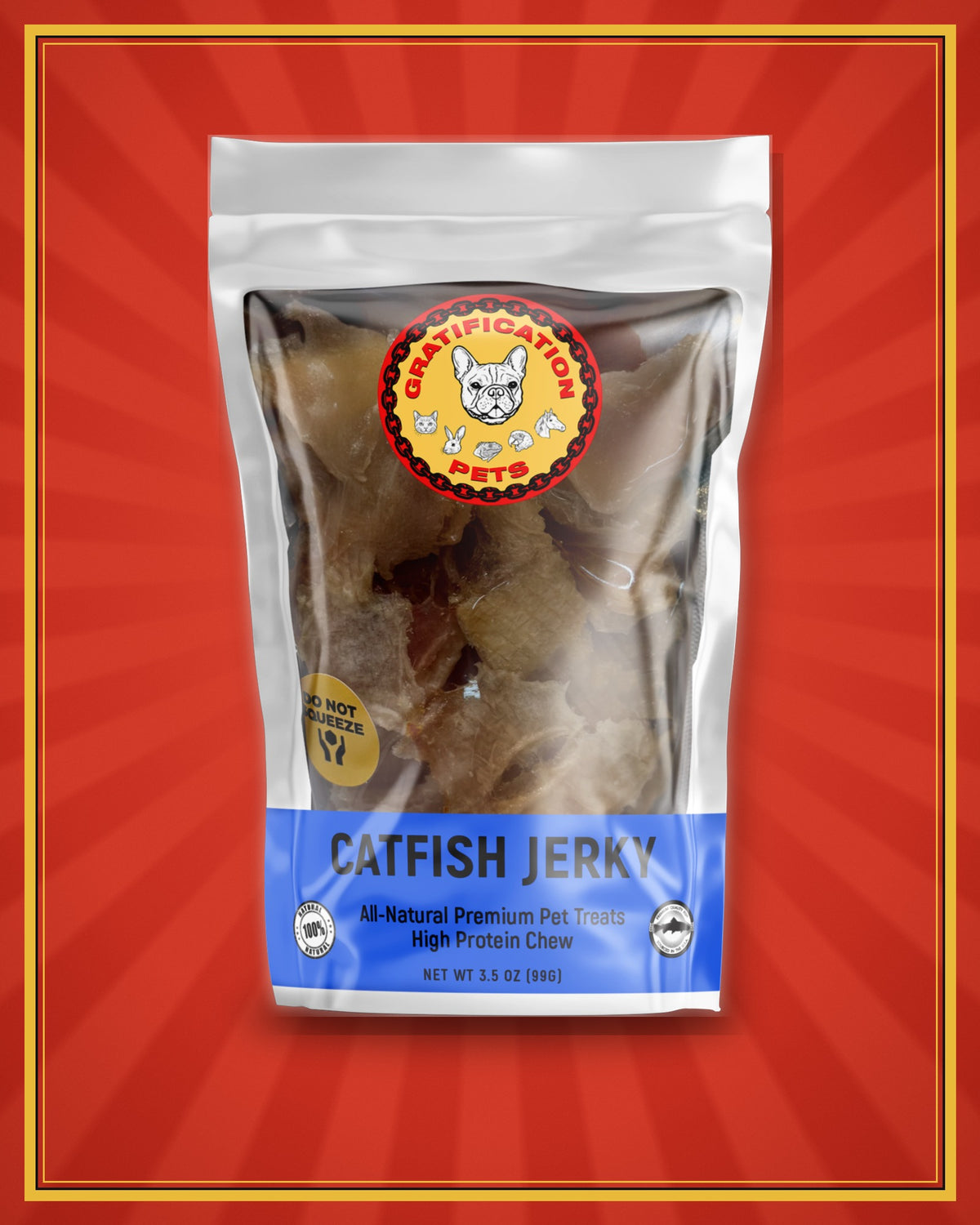 Catfish Jerky for Dogs