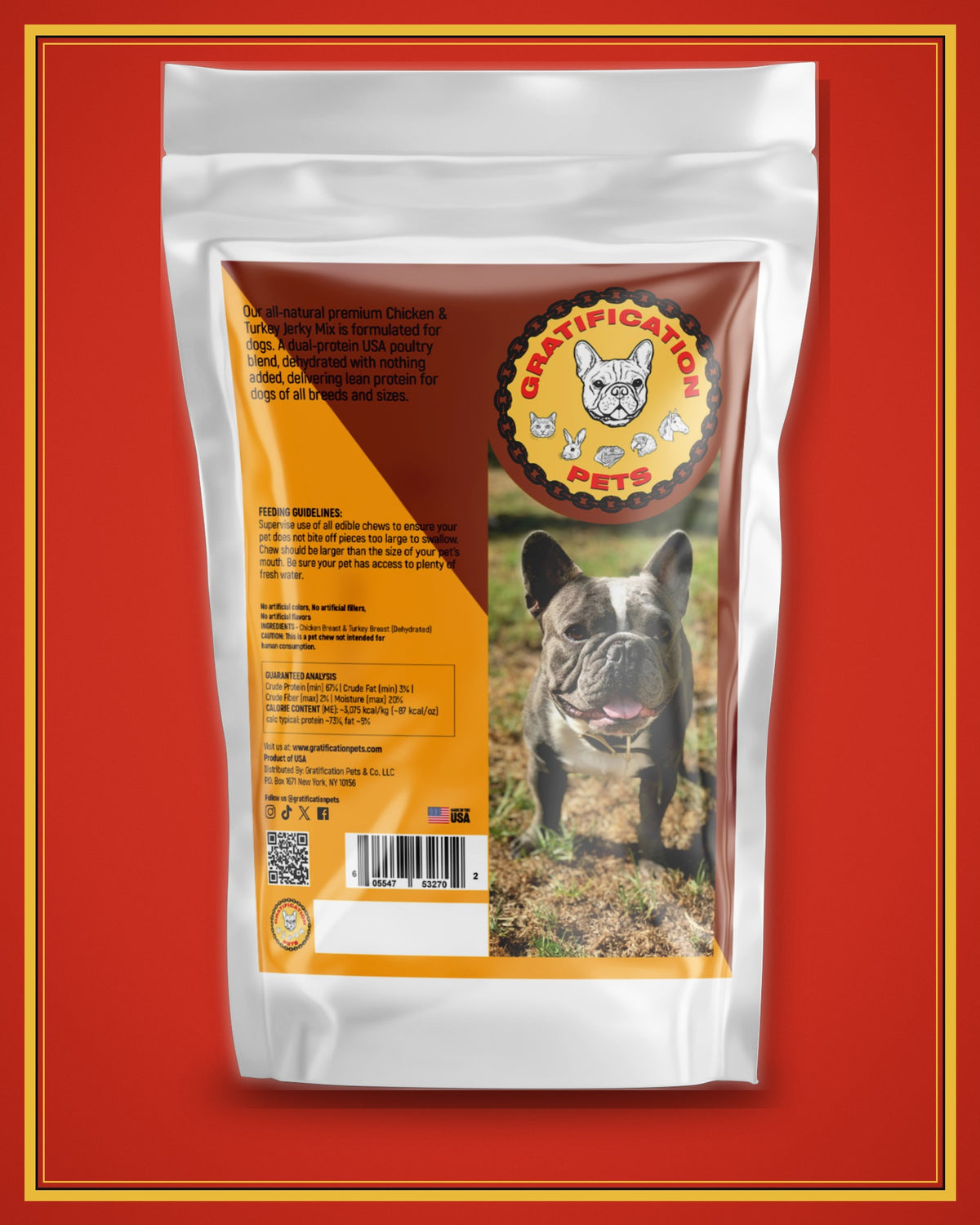 Chicken & Turkey Jerky Mix for Dogs