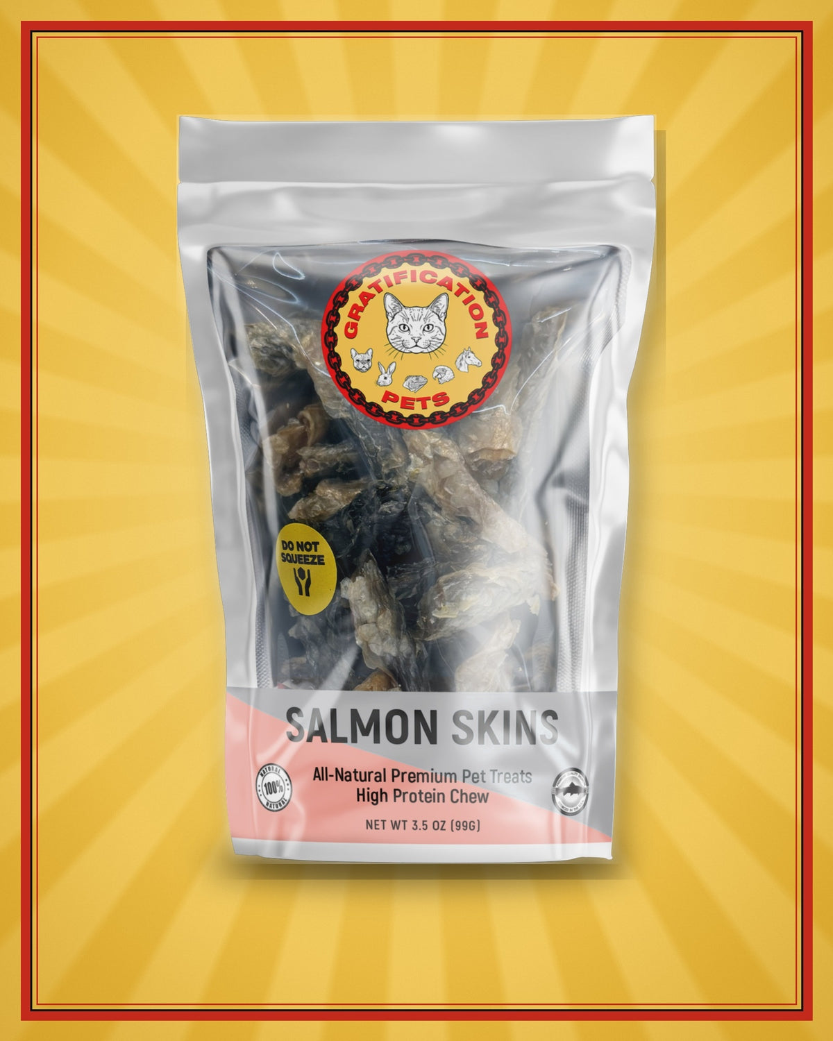 Salmon Skins for Cats