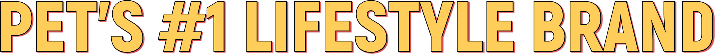 Pet's #1 Lifestyle Brand